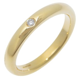 Tiffany & Co. Elsa Peretti Wedding Ring, Size 9, 18K Yellow Gold with Diamonds, Approx. 3.9g,