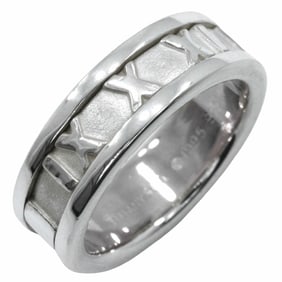 Tiffany & Co. Atlas Ring, Size 9.5, Sterling Silver, Approx. 6.0g, Women's