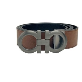 Salvatore Ferragamo Gancini Belt, Size 105, Reversible Leather, Men's