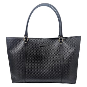 GUCCI Micro Guccissima Tote Bag Black Women's Men's