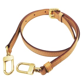 LOUIS VUITTON Louis Vuitton Shoulder Strap, Natural Vegetable Leather, 84cm, 1.6cm Wide, Beige, for