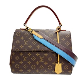 LOUIS VUITTON Cluny MM M42735 CA2178 Monogram Shoulder Bag Brown Women's LV
