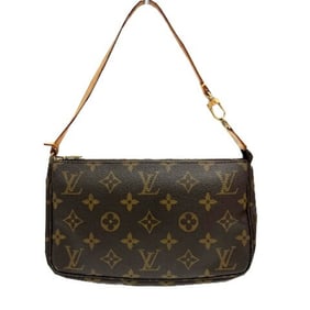 LOUIS VUITTON Pochette Accessoires M40712 VI0011 Monogram Brown Pouch Shoulder Bag for Women