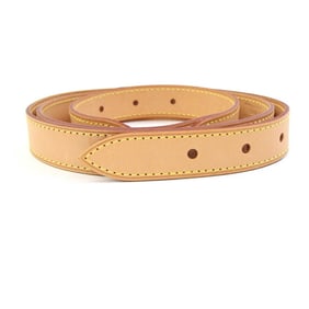 Louis Vuitton Shoulder Strap, Long Strap for Buggy Bags, J54316, Natural Tanned Leather, Women's,