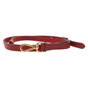 Prada shoulder strap, red leather, women's, PRADA