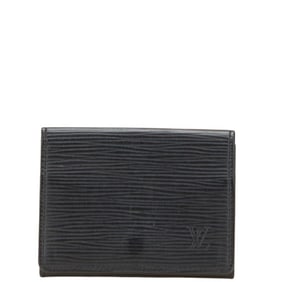 Louis Vuitton Epi Envelope Carte de Visite Card Case/Business Holder M62292 Noir Black Leather