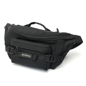 Balenciaga BALENCIAGA Army Large Body Bag Belt 644035 Black E-158703