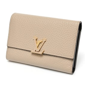 Louis Vuitton LOUIS VUITTON Portefeuille Capucines Compact M62159 Taurillon Leather Galle S-158671