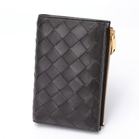 Bottega Veneta Intrecciato Medium Bifold Wallet 749940 Nappa Leather Brown S-158472