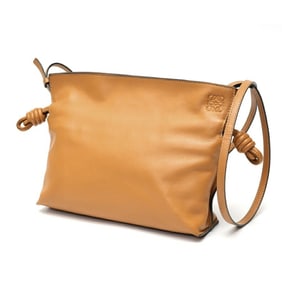 LOEWE Flamenco Clutch Mini Drawstring Shoulder Bag 11FC2X17 Napa Calf Desert Gold (Camel) K-158713
