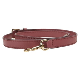 Gucci shoulder strap in purple and gold-plated leather for women.