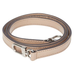 Louis Vuitton shoulder strap, beige leather, women's LOUIS VUITTON