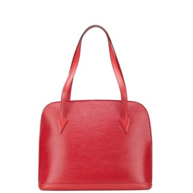 Louis Vuitton Epi Lussac Tote Bag, One-Shoulder Bag M52287, Castilian Red Leather, Women's, LOUIS