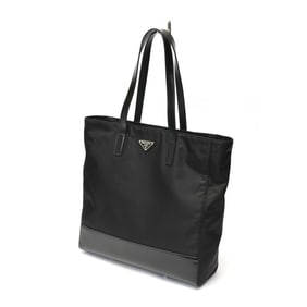 PRADA Re-Nylon Tote Bag 2VG071 Nylon Glass Leather Black S-158729