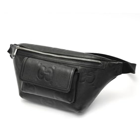 Gucci Jumbo GG Large Belt Bag 645093 Leather Black S-158733