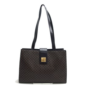 Celine Macadam pattern shoulder bag, Old x Brown