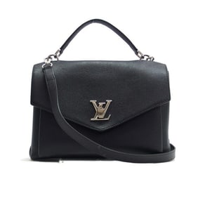 Louis Vuitton My Lock Me Satchel Handbag Black