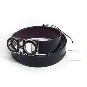 Salvatore Ferragamo double Gancini buckle reversible belt