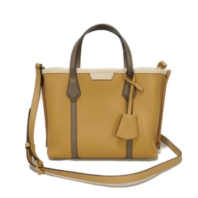 Tory Burch Perry Small Tote Bag, Camel, Ginger Shortbread Multi, 161436, Women's