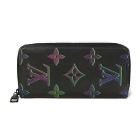 Louis Vuitton Zippy Wallet Vertical, Japan Exclusive, Multicolor, RFID, Monogram, Spotlight, Noir,