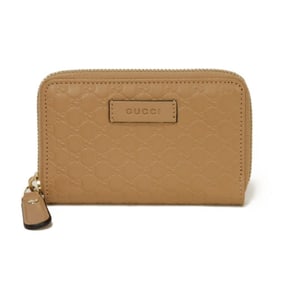 Gucci Coin Case, Guccissima Purse, Embossed Double G Round Micro GG Shima Beige, 544249 BMJ1G 2754,