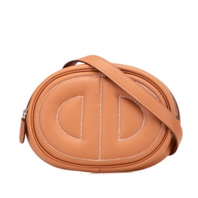 Hermes Hermès Body in the Loop Bag/Belt Bag Gold and Brown Swift for Women