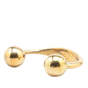 CHANEL logo bangle, gold plated, women's