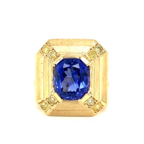 14k Diamond Tanzanite Ring