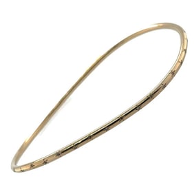 18k Free Form Diamond Bangle