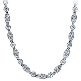 Tiffany & Co "Swing Jazz" Platinum 18" Necklace