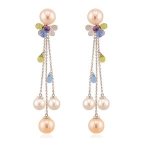 18k Pearl Earrings