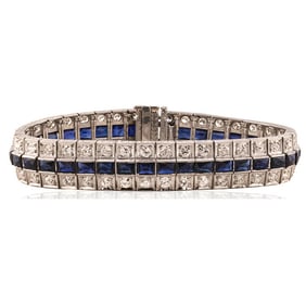 Platinum Art Deco Period Bracelet