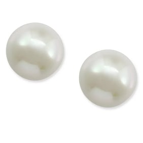11.5mm Majorca Pearls on 18k Leverbacks