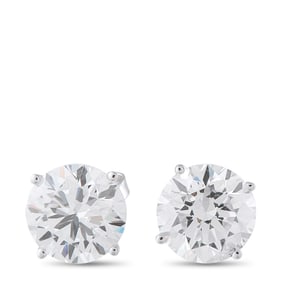LB Exclusive 14K White Gold 6.05ct Lab-Grown Diamond Stud Earrings MF01-072225