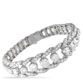 LB Exclusive Platinum 13.70ct Diamond Bracelet MF05-080825