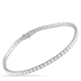 LB Exclusive 14K White Gold 4.88ct Diamond Tennis Bracelet MF01-081225