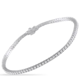 LB Exclusive 18K White Gold 2.71ct Diamond Tennis Bracelet MF02-081225