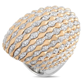 Palmiero 18K White and Rose Gold 1.98ct Diamond Ring PM11-080425