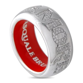 Pasquale Bruni 18K White Gold 0.33ct Diamond Band Ring PB09-050125