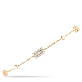 LB Exclusive 14K Yellow Gold 0.45ct Diamon Bracelet BR09827-Y