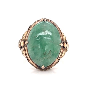14k Victoria Jade Jadeite Ring