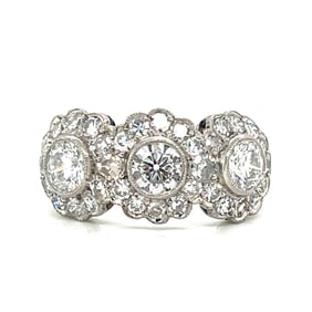 Platinum 3 Diamond Ring