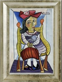 Picasso “Her Highness Watercolor on Paper