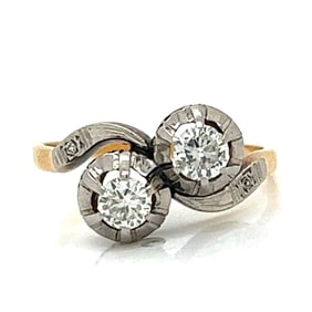 18K Yellow Gold 0.65 Ct. Diamond Ring