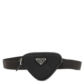 Prada Waist Pouch Triangle Nylon 2CN087 PRADA Black