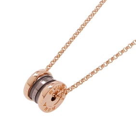 BVLGARI B-zero1 Necklace in 18K Pink Gold and Bronze Ceramic 353004