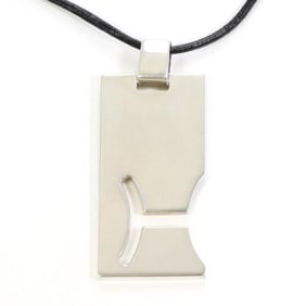 Gucci Pisces Plate Silver Cord Necklace with Bag, Total Weight: Approx. 14.3g, Length: 49cm