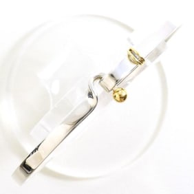Tiffany Hook & Eye 18K Yellow Gold Silver Bangle, Box and Bag, Total Weight: Approx. 11.8g, 17.5cm