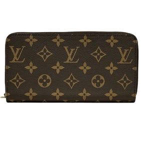 Louis Vuitton Monogram Zippy Wallet M42616 Women's Round Brown