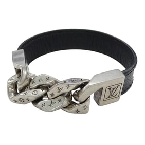 Louis Vuitton Men's Monogram Eclipse Bracelet, Monochain, M6552, BC1212, Reversible